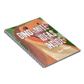 Cahier Drôle Dinosaure Enfants Cool (Côté Droit)