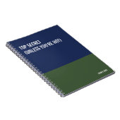 Cahier Drôle, Journal de Bloc-notes d'écriture hum (Côté Droit)