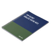 Cahier Drôle, Journal de Bloc-notes d'écriture hum (Côté gauche)