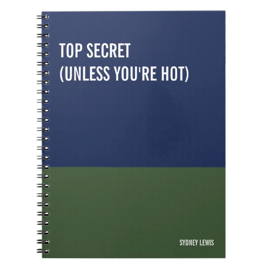 Cahier Drôle, Journal de Bloc-notes d'écriture hum (Devant)