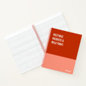 Cahier drôle, Journal de bloc-notes humoristique, (Intérieur)