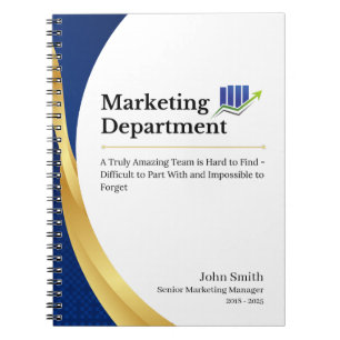 Cahier du département de marketing personnalisé