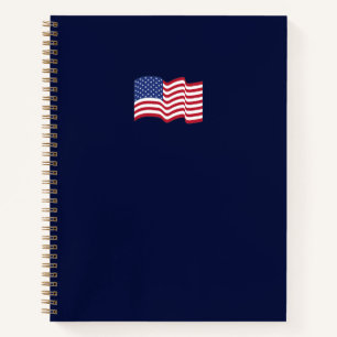 Cahier du drapeau américain