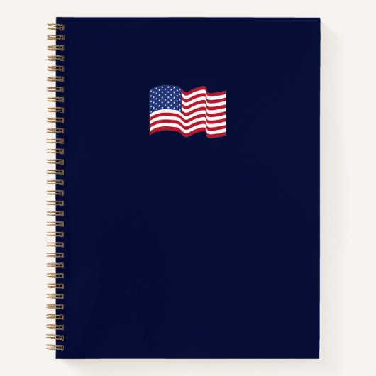 Cahier du drapeau américain (Devant)