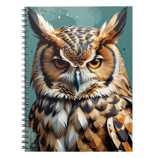 Cahier du Grand-duc semi-géométrique (Devant)