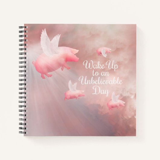 Cahier d'un jour incroyable Pigs Fly (Devant)