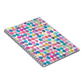 Cahier éclaboussé d'aquarelle lumineuse (Côté Droit)