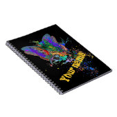 Cahier éclaboussé de papillon (Côté Droit)