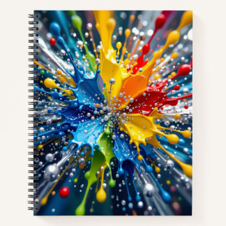 Cahier Éclaboussure de Couleur
