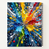 Cahier Éclaboussure de Couleur (Dos)