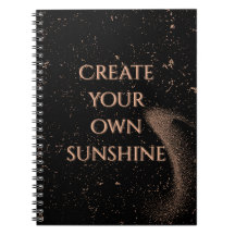 Cahier Élégant Noir et Or