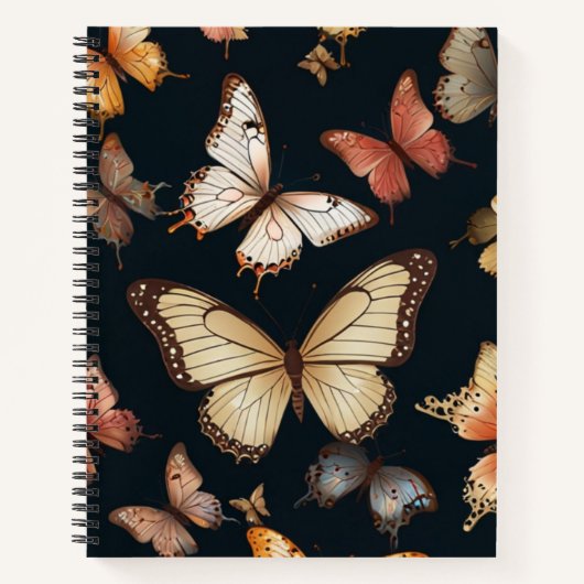 Cahier Élégant Papillon (Devant)