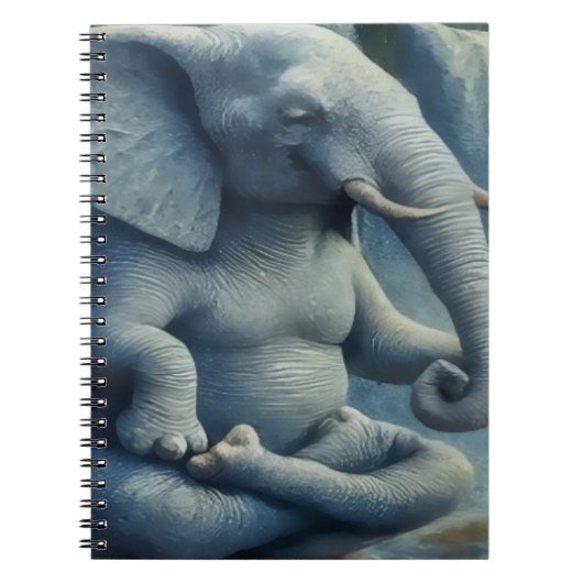 Cahier Eléphant Bleu (Devant)