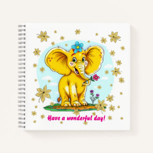 Cahier Éléphant Mignon