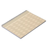 Cahier en dentelle beige et crème (Côté gauche)