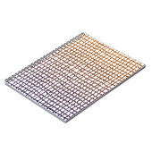 Cahier en filet beige (Côté gauche)