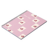 Cahier en forme de cœur (Côté gauche)
