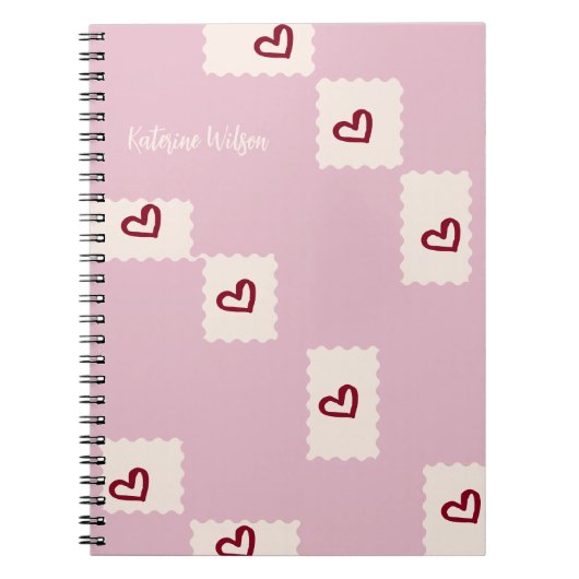 Cahier en forme de cœur (Devant)