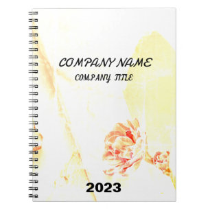 Cahier en marbre blanc pour une organisation éléga