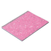Cahier en marbre de galet rose (Côté gauche)