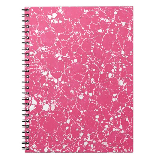 Cahier en marbre rose (Devant)