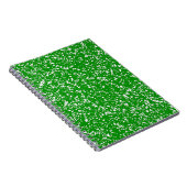 Cahier en marbre vert brillant (Côté Droit)