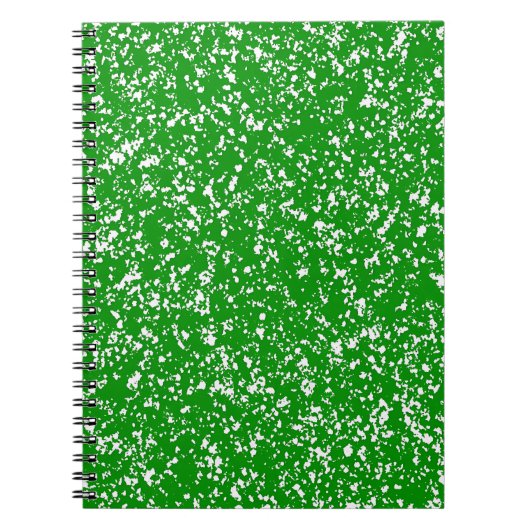 Cahier en marbre vert brillant (Devant)