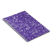Cahier en marbre Violet Splash (Côté Droit)