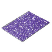 Cahier en marbre Violet Splash (Côté gauche)