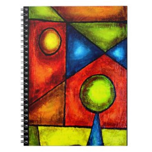 Cahier en spirale, Équilibre, Peinture Acrylique