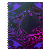 Cahier en spirale fractal psychédélique (Devant)