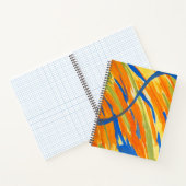 Cahier en spirale - Impression d'art abstrait colo (Intérieur)