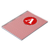 Cahier en spirale, modèle de monogramme personnali (Côté gauche)