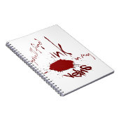 Cahier Encre dans mes veines (Côté Droit)