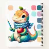Cahier Enfant Bébé Brontosaurus Adorable (Dos)