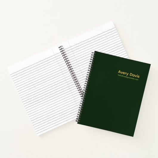 Cahier | Entreprise (Intérieur)