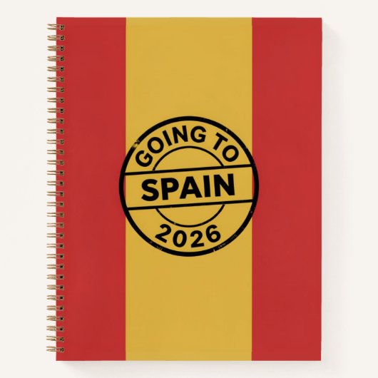 Cahier Espagne 2026 (Devant)