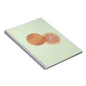 Cahier esthétique orange vert (Côté Droit)