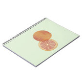 Cahier esthétique orange vert (Côté gauche)