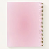 Cahier esthétique rose (Dos)