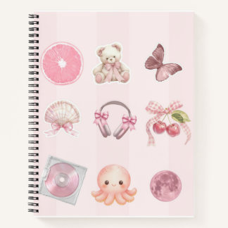 Cahier esthétique rose