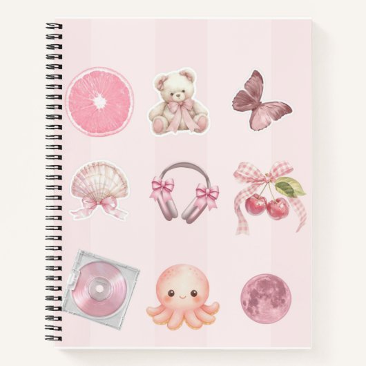 Cahier esthétique rose (Devant)