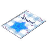 Cahier étoile bleue mignonne ⭐💙✨ (Côté gauche)
