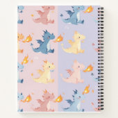 Cahier Fantastique Dragon Coloré Journal Mignon (Dos)