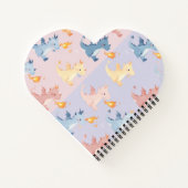 Cahier Fantastique Dragon Coloré Journal Mignon (Dos)