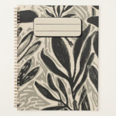 Cahier Feuilles et Branches d'Eucalyptus Rustique (Devant)