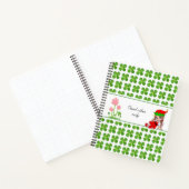 Cahier Feuilles Vertes Arbre de Jade et Fée (Intérieur)