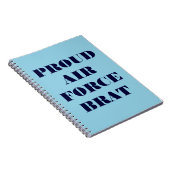 Cahier fier de l'enfant de l'Air Force (Côté Droit)