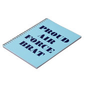 Cahier fier de l'enfant de l'Air Force (Côté gauche)