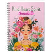 Cahier Fille Bohème Confiance et Esprit (Devant)